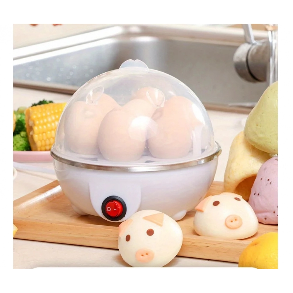Egg Cooker Automatic Power Off Home Small 1-person Multi-Functional Steamed Egg Custard Boiled Egg Machine Breakfast Artifact Egg Cooker Automatic Power Off Home Small 1-person Multi-Functional Steamed Egg Custard Boiled Egg Machine Breakfast Artifact
