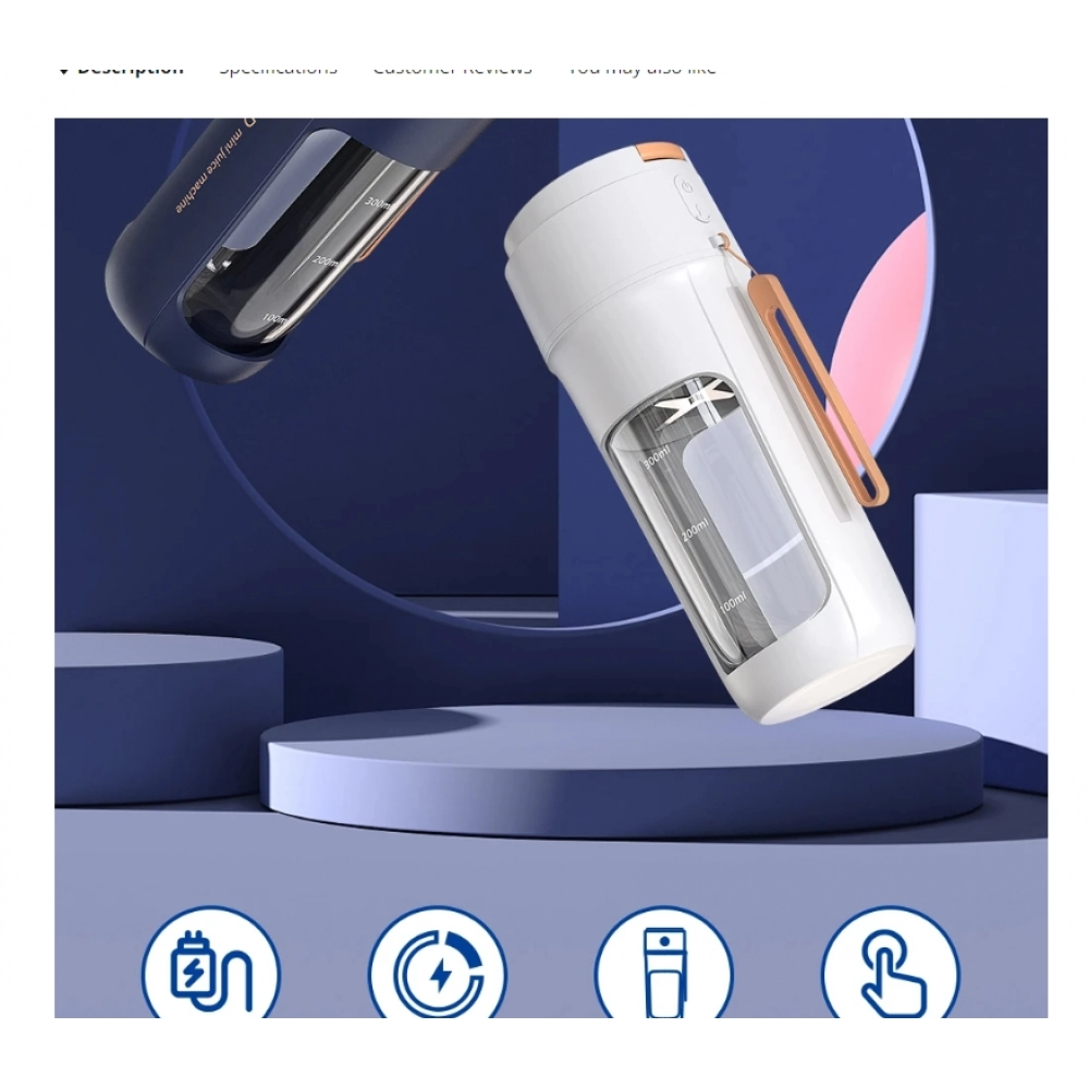 Electric Juicer Mini Portable Blender Fruit Mixers Fruit Extractors Multifunction Juice Maker Machine Blender Smoothies Mixer Electric Juicer Mini Portable Blender Fruit Mixers Fruit Extractors Multifunction Juice Maker Machine Blender Smoothies Mixer