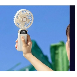 Aromatherapy Mini Handheld Small Fan Portable Portable Silent Office Desk Student On Dormitory Charging Outdoor Hand Holding Fan