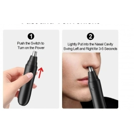 Electric Nose Hair Trimmer Implement Shaver Clipper Men Women Ear Neck Eyebrow Trimmer Shaver Man Clean Trimer Razor Remover Kit