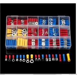480/300/280PCS Insulated Cable Connector Electrical Wire Crimp Spade Butt Ring Fork Set Ring Lugs Rolled Terminals Assorted Kit