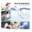 Coldless Electric Spin Scrubber,Bathroom Cleaning Brush Power Scrubber with 5 Replaceable Brush Heads, Electric Cleaning Brush