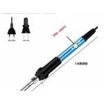 60W Electric Soldering Iron 200-450°C Adjustable Temperature Welding Solder Rework Station Heat Pencil Tips Repair Tool